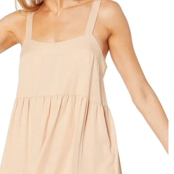 The Drop Women's Brit Tiered Ankle Maxi Tent Dress, Ginger, L - Picture 4 of 8